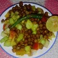 Nirmala Rajput का कुकस्नैप जब उन्होंने केले और छोले की चटपटी चाट(kele aur chole ki chatpati chaat recipe in hindi) बनाया था।