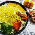 کوک اسنپ سارا بعد از امتحان کردن اسفناج پلو با مرغ.
