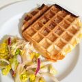 Cooksnap de Elise au pays des merveilles sur la recette Gaufres salées de la feignasse la plus rapide de Bretagne