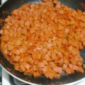 El cooksnap de Carlos Fernando Morales Del Portillo cuando hizo Salchichas en salsa roja con ejotes y champiñones.