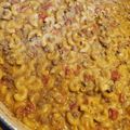 Whizzle's cooksnap of when they made Taco macaroni and cheese.