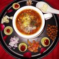 Renu Panchal का कुकस्नैप जब उन्होंने चना माइनस्ट्रोन सूप (Chana minestrone soup recipe in Hindi) बनाया था।