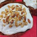 El cooksnap de Natalia Obando cuando hizo Pan de Pascua (con malta).
