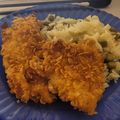 vregi12 Cooksnap-ja, amikor elkészítette a(z) Cornflakes-es, joghurtos csirkemell sütőben sütve receptet.