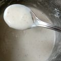 El cooksnap de Cynthia cuando hizo Salsa blanca para acompañar nuestras pastas o lo que guste.