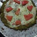 El cooksnap de Suyay Trezza cuando hizo Pizza Light con masa de coliflor.
