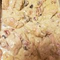 El cooksnap de Carmen M. Hernández Castro cuando hizo Pechugas de pollo en salsa blanca, bacon y champiñones.