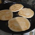 El cooksnap de Maria Sol Gerkelis cuando hizo Pan pita o Pan árabe bajas calorías.