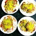 Rajani Gupta's cooksnap of when they made Dahi bhalle.