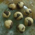 Madhumita Kayal's cooksnap of when they made বেকড ভেনিলা চকলেট কুকিজ।(Baked Vanilla Chocolate Cookies).