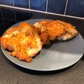 Liam's cooksnap of when they made Chicken-cheese pancakes.