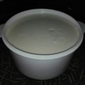 El cooksnap de Andrea Escudero cuando hizo Yogur casero con crema.