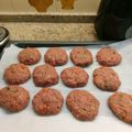 El cooksnap de María Angélica Calderón cuando hizo Hamburguesas caseras al horno.