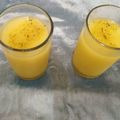 Kajal Sodha's cooksnap of when they made મેંગો ફ્રૂટી (Mango Fruity Recipe In Gujarati).