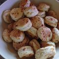 El cooksnap de Romina Sansberro cuando hizo Bizcochitos de jamón y queso.