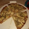 El cooksnap de Lourdes Bustos cuando hizo Pizza casera batida.