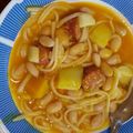 El cooksnap de Luna Calderon cuando hizo Porotos con rienda.