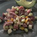 El cooksnap de Clara Muñoz cuando hizo Ceviche de atún fresco con mango.