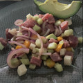 El cooksnap de Clara Muñoz cuando hizo Ceviche de atún fresco con mango.