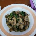 Cooksnap dari Dapur Manda (Manda Mamaliedha) untuk resep Sauted Spinach & Mushroom