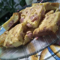 El cooksnap de Mica Sacías cuando hizo Fainá de queso y jamón.