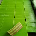 Cooksnap Dapur Yusfarisyia semasa beliau membuat Kuih lapis telang pandan.