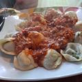 El cooksnap de Yani Bareiro cuando hizo Capeletis caseros de jamón y queso con salsa de verdeo.