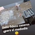 El cooksnap de Claudia G Douton cuando hizo Fideos caseros.