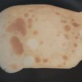 El cooksnap de Sara Alvarez cuando hizo Panqueques con manjar.