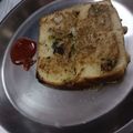 Jiya Mehta का कुकस्नैप जब उन्होंने सूजी टोस्ट (Suji toast recipe in hindi) बनाया था।