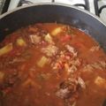 El cooksnap de Mabel Miraglia cuando hizo Guiso de lentejas.