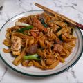 Cooksnap Nur Erma semasa beliau membuat Char kuey tiaw.