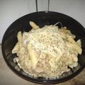 Cooksnap από Κατερίνα Μ. στη συνταγή Πέννες με κιμά και κρέμα γάλακτος - ενναλακτικό παστίτσιο