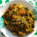 Sumita Roychowdhury's cooksnap of when they made লাউ শাক ঘন্ট (lau shak ghanto recipe in Bengali).