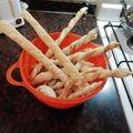 El cooksnap de Antonela cuando hizo Grisines sabor orégano.