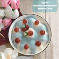 Cooksnap dari DiYos Nie untuk resep Puding Kelapa Vla Bunga Telang