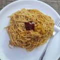 Sunanda Das's cooksnap of when they made এগ চাউমিন(egg chow min recipe in Bengali).
