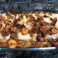 El cooksnap de Ainhoa Pascual cuando hizo Bacalao al horno con gambas y mejillones.