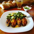 El cooksnap de "cocinar con jorgette" cuando hizo Alitas de Pollo crujientes al horno.