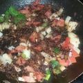 El cooksnap de Gloria Emma cuando hizo Tacos de carne seca.