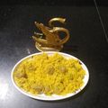 Saroj Shah का कुकस्नैप जब उन्होंने सोया चंक्स फ्राई राइस (Soya chunks fry rice recipe in hindi) बनाया था।