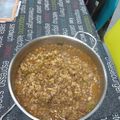 El cooksnap de Marina Machado cuando hizo Arroz integral con pollo y tomate.