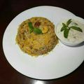 Keya Mandal's cooksnap of when they made বাসন্তী পোলাও (Basanti Pulao recipe in Bengali).