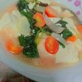 Cooksnap Nia Idayu semasa beliau membuat 👩‍🍳Sup Tauhu Bayam Ramadan.