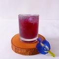 Cooksnap dari Nay's Kitchen untuk resep Ice Soda Jeruk Telang