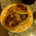 El cooksnap de Natalia cuando hizo Hot cakes/pancakes de banana y avena.