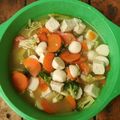 Cooksnap dari Denni Borjun (Mom Gihon) untuk resep Sayur Bening kembang kol,wortel & tahu (#pr_sayurbening)
