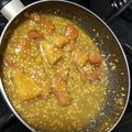 El cooksnap de Natalia Gamas cuando hizo Pollo a la naranja.