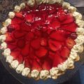El cooksnap de romina fredes cuando hizo Tarta de frutillas con gelatina.