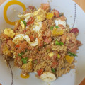 El cooksnap de Salma cuando hizo Ensalada de cuscús, naranja, hierbabuena, pistachos y ahumados.